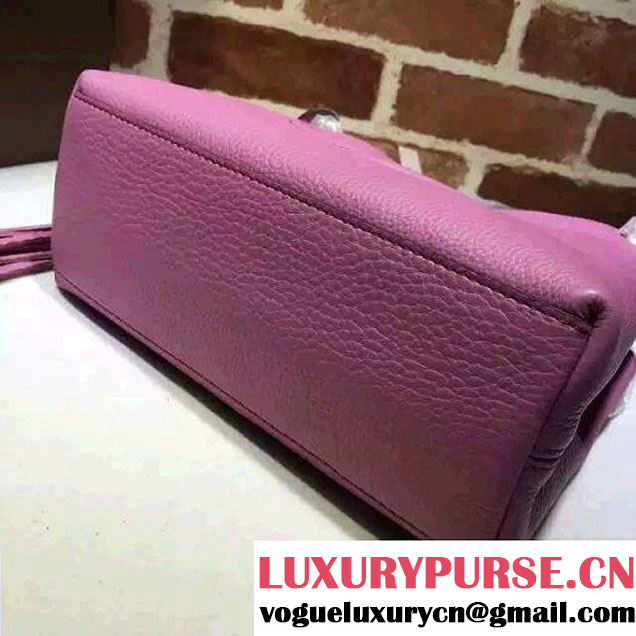 Gucci Soho Leather Shoulder Mini Bag 387043 Pink 2016