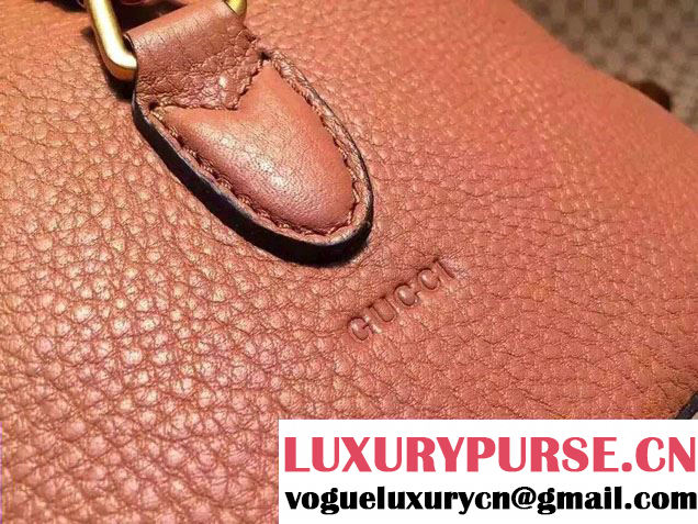 Gucci Jackie Soft Leather Bucket Bag 380579 Apricot