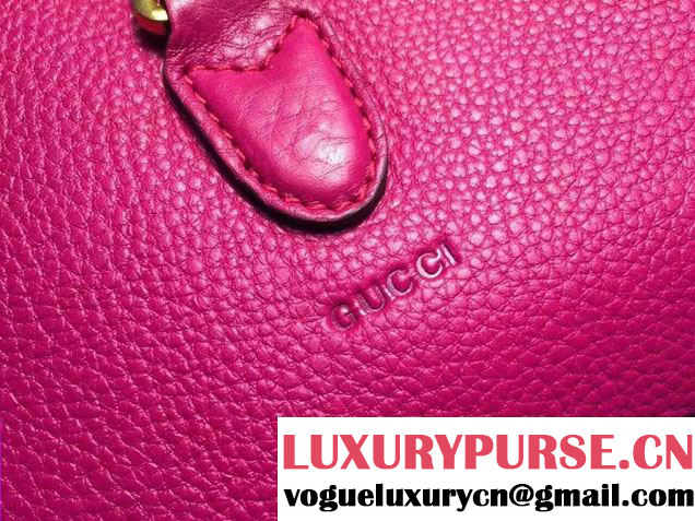Gucci Jackie Soft Leather Bucket Bag 380579 Purple