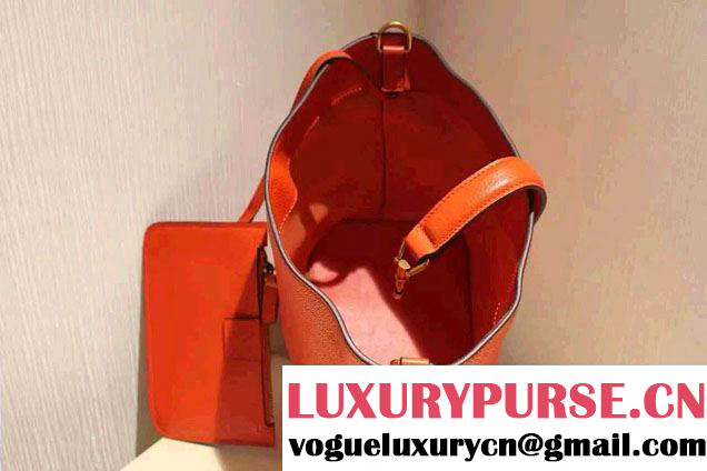 Gucci Jackie Soft Leather Bucket Bag 380579 Dark Orange