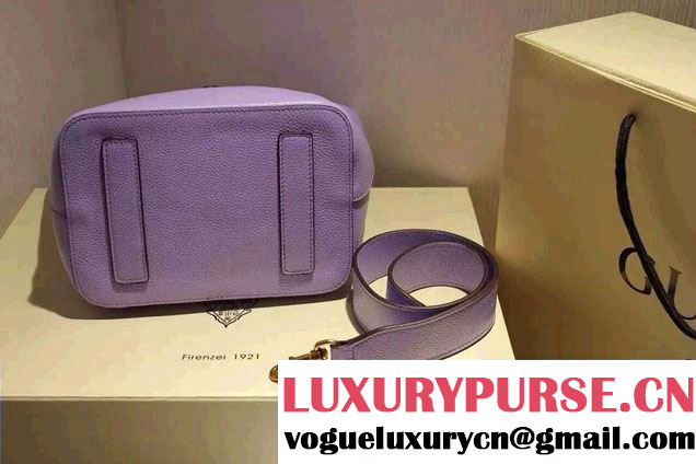 Gucci Jackie Soft Leather Bucket Bag 380579 Lilac