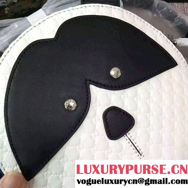 Gucci Kid's Bear Bag 410817 Black/White 2016