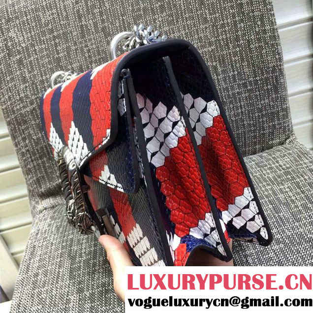 Gucci Dionysus Python Pattern Leather Shoulder Bag 400249 2016