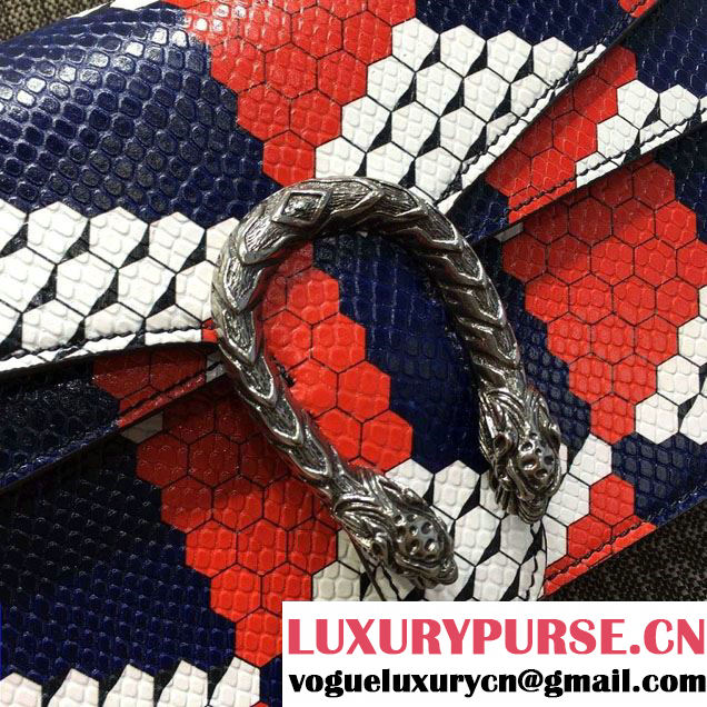 Gucci Dionysus Python Pattern Leather Shoulder Bag 400249 2016