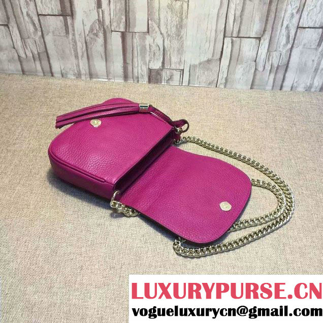 Gucci Soho Leather Chain Shoulder Small Bag 323190 Antiqued Rose