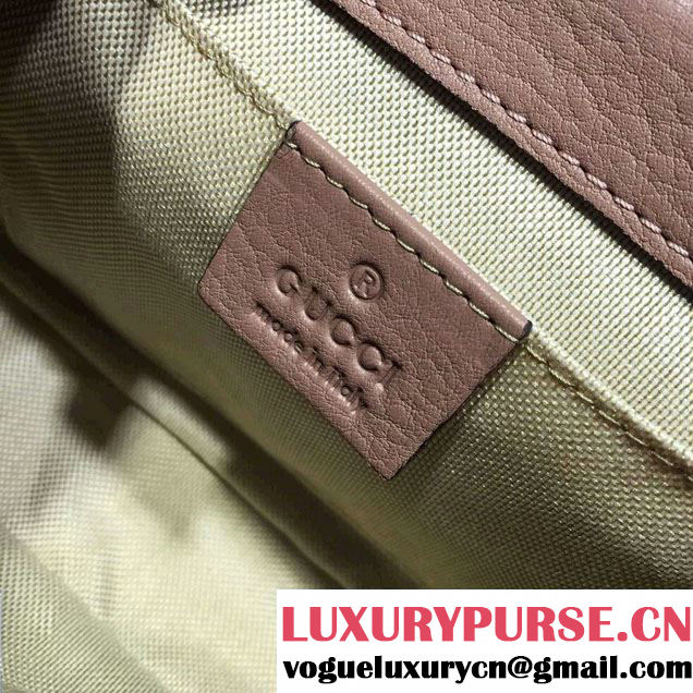 Gucci Soho Leather Chain Shoulder Small Bag 323190 Nude Pink