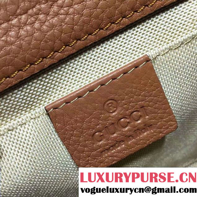 Gucci Soho Leather Chain Shoulder Small Bag 323190 Brown