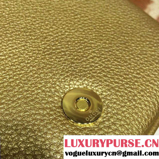 Gucci Soho Leather Chain Shoulder Small Bag 323190 Gold
