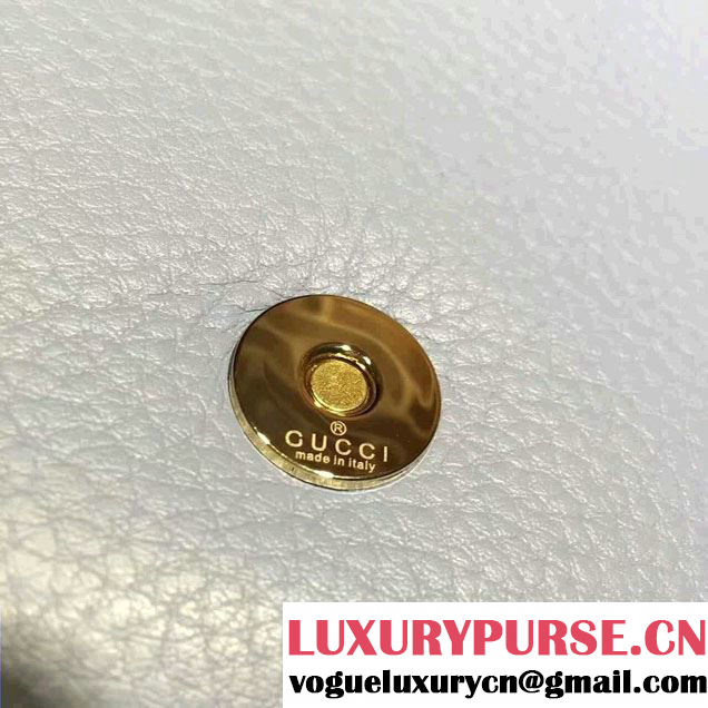 Gucci Soho Leather Chain Shoulder Small Bag 323190 Sky Blue
