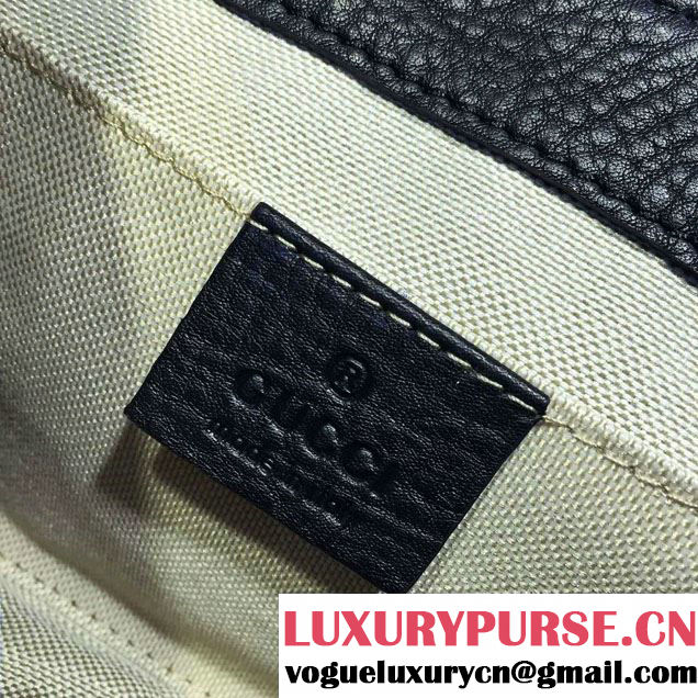 Gucci Soho Leather Chain Shoulder Small Bag 323190 Black