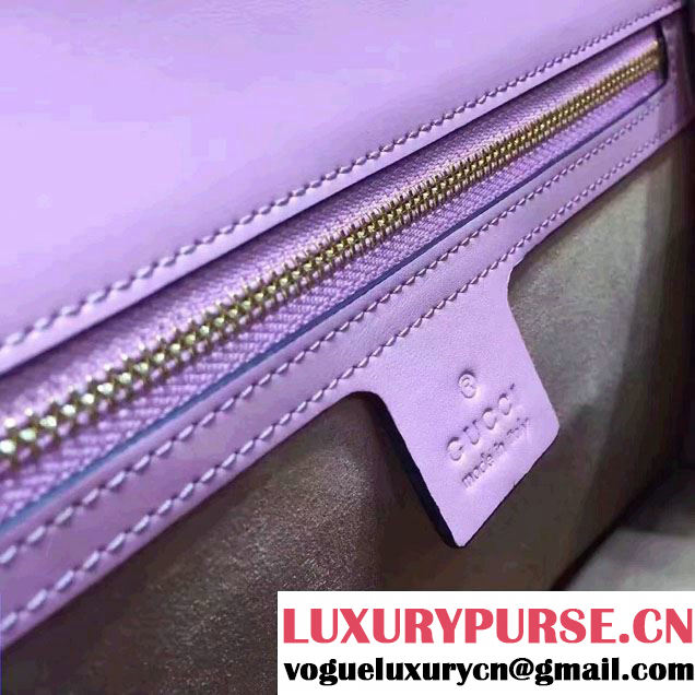 Gucci Sylvie Leather Signature Chain Shoulder Bag 421882 Pink 2016