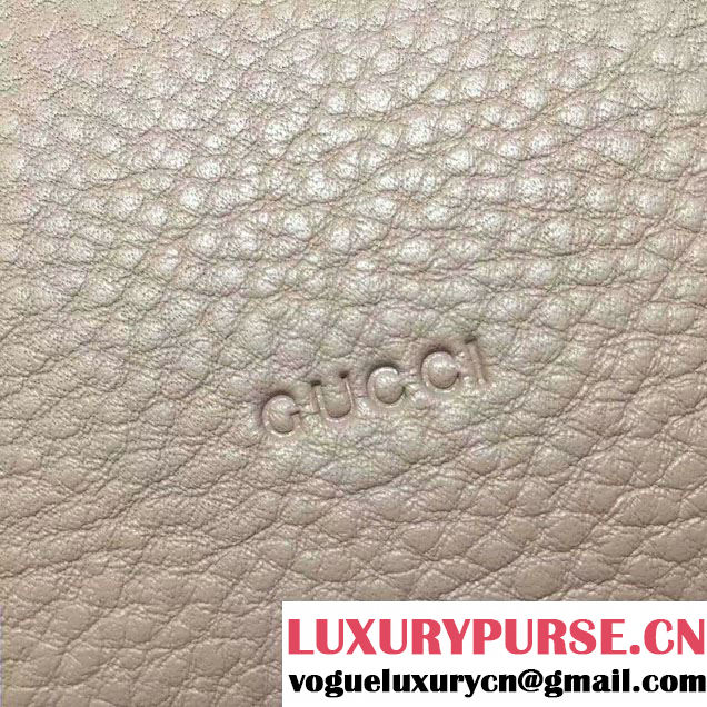 Gucci GG Marmont Leather Shoulder Medium Bag 401173 Nude Pink 2016