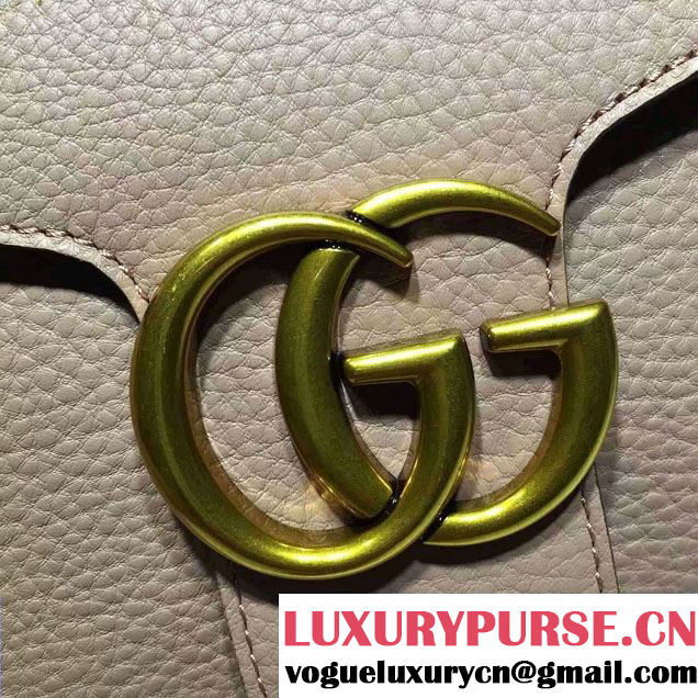 Gucci GG Marmont Leather Shoulder Medium Bag 401173 Nude Pink 2016