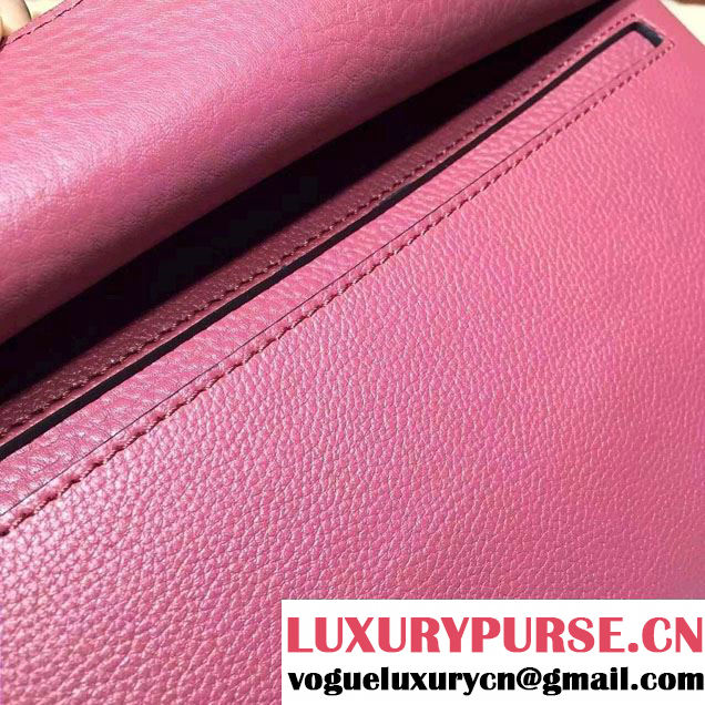 Gucci GG Marmont Leather Shoulder Medium Bag 401173 Antiqued Rose 2016