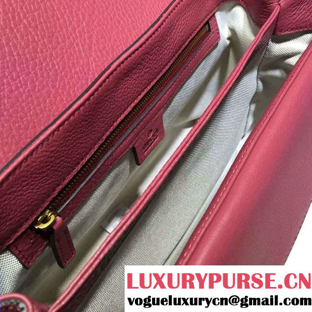 Gucci GG Marmont Leather Shoulder Medium Bag 401173 Antiqued Rose 2016