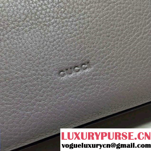 Gucci GG Marmont Leather Shoulder Medium Bag 401173 Gray 2016