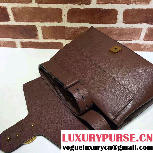 Gucci GG Marmont Leather Shoulder Medium Bag 401173 Coffee 2016