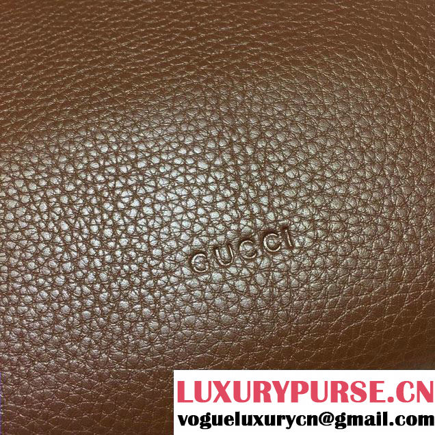Gucci GG Marmont Leather Shoulder Medium Bag 401173 Coffee 2016
