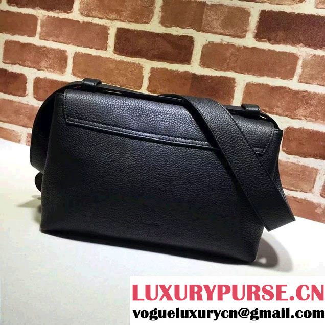 Gucci GG Marmont Leather Shoulder Medium Bag 401173 Black 2016