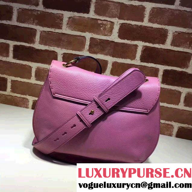 Gucci GG Marmont Leather Shoulder Medium Bag 409154 Pink 2016