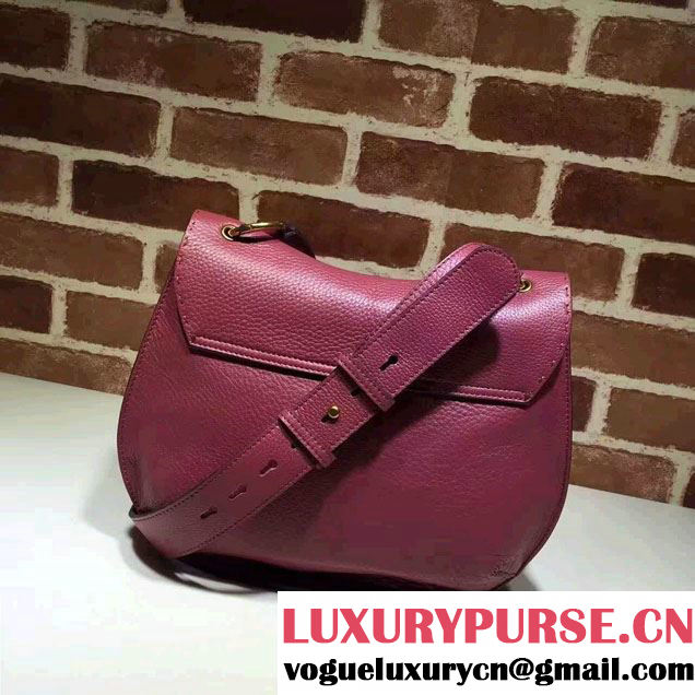 Gucci GG Marmont Leather Shoulder Medium Bag 409154 Antiqued Rose 2016