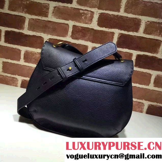 Gucci GG Marmont Leather Shoulder Medium Bag 409154 Black 2016