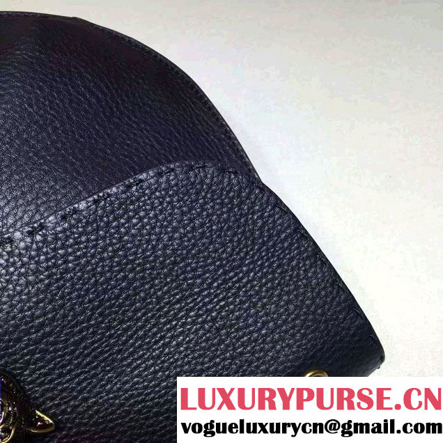 Gucci GG Marmont Leather Shoulder Medium Bag 409154 Black 2016