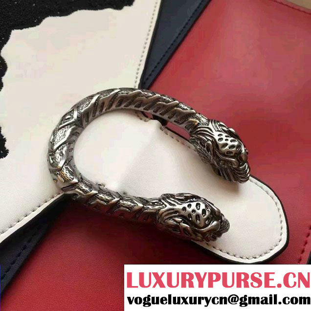 Gucci Panther Embroidered Dionysus Leather Shoulder Medium Bag 403348 2016
