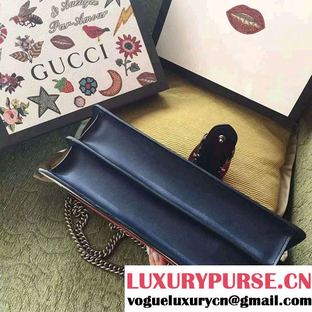 Gucci Panther Embroidered Dionysus Leather Shoulder Medium Bag 403348 2016