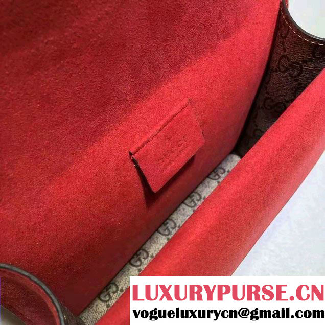 Gucci Mini Dionysus Blooms Shoulder Bag 421970 Red 2016