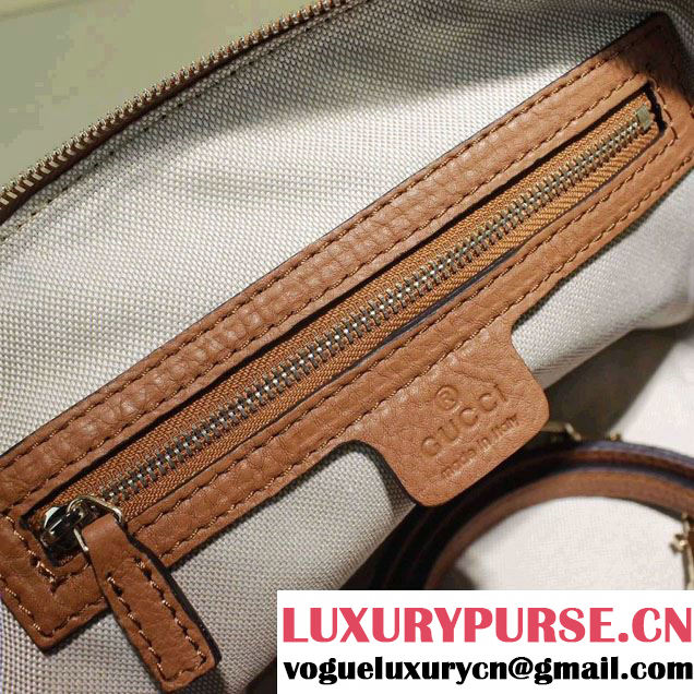 Gucci GG Supreme Canvas Convertible Mini Dome Cross Body Bag 341504 Brown