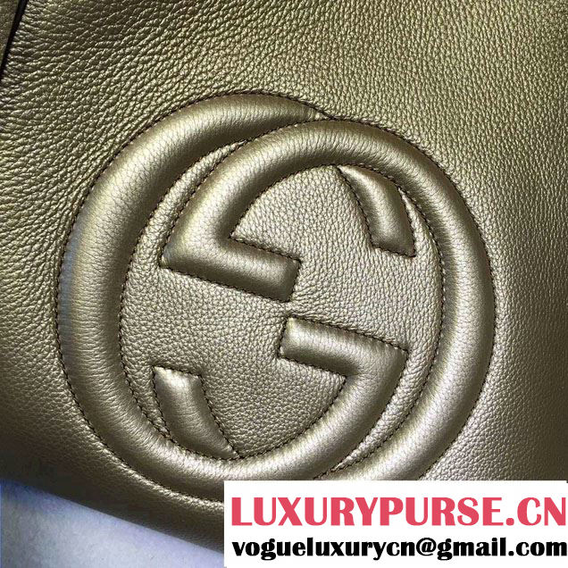 Gucci Soho Leather Shoulder Medium Bag 282309 Gold