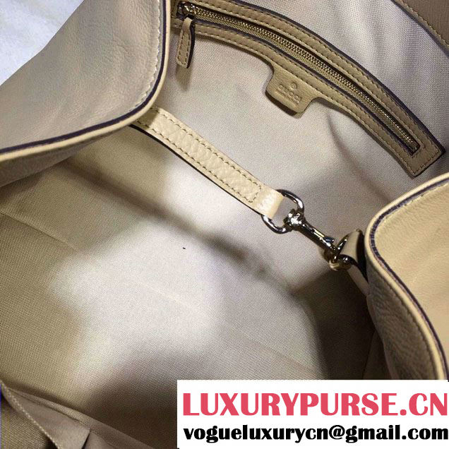 Gucci Soho Leather Shoulder Medium Bag 282309 Apricot