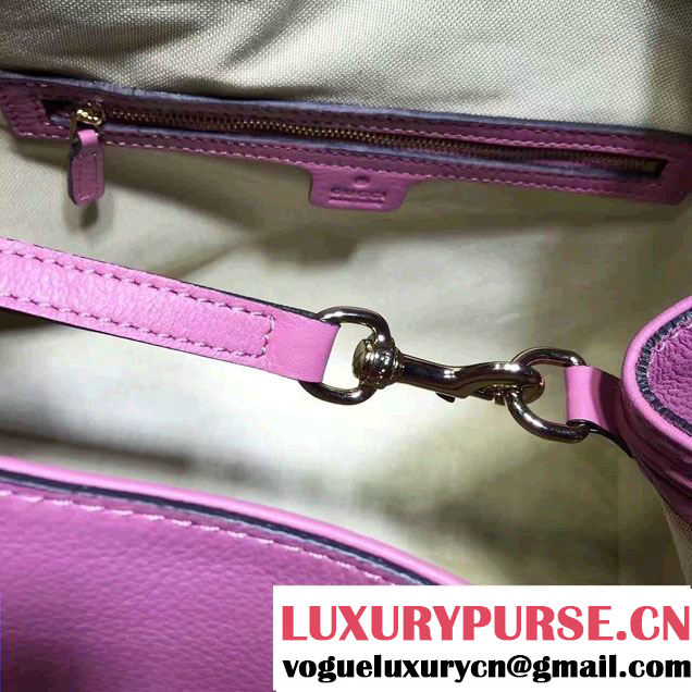 Gucci Soho Leather Shoulder Medium Bag 282309 Pink