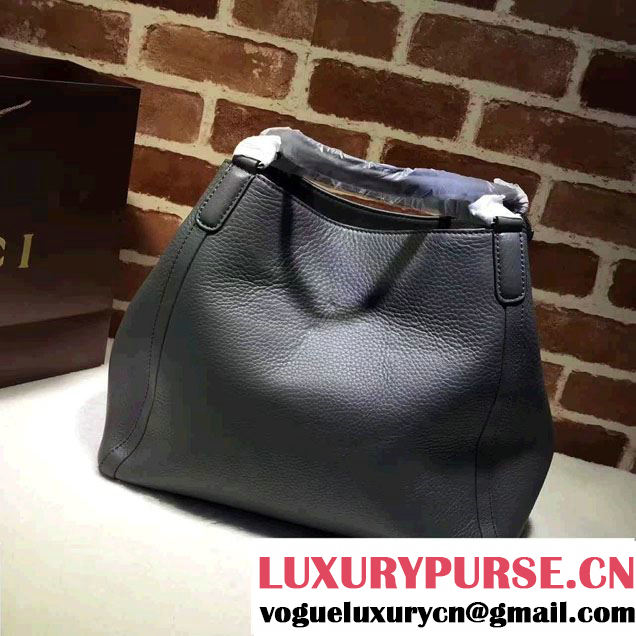 Gucci Soho Leather Shoulder Medium Bag 282309 Gray