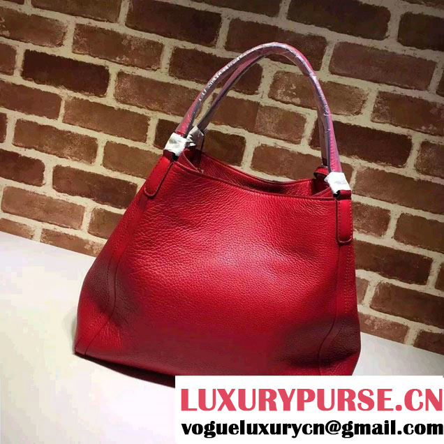 Gucci Soho Leather Shoulder Medium Bag 282309 Red