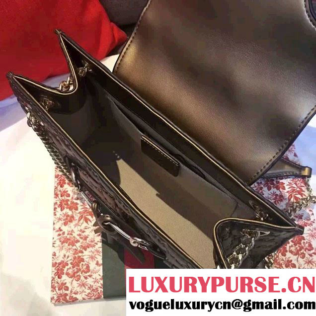 Gucci Emily Guccissima Leather Chain Shoulder Small Bag 369621 Bronze