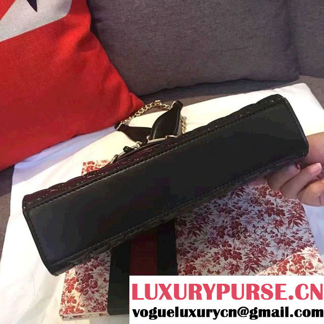Gucci Emily Guccissima Leather Chain Shoulder Small Bag 369621 Black