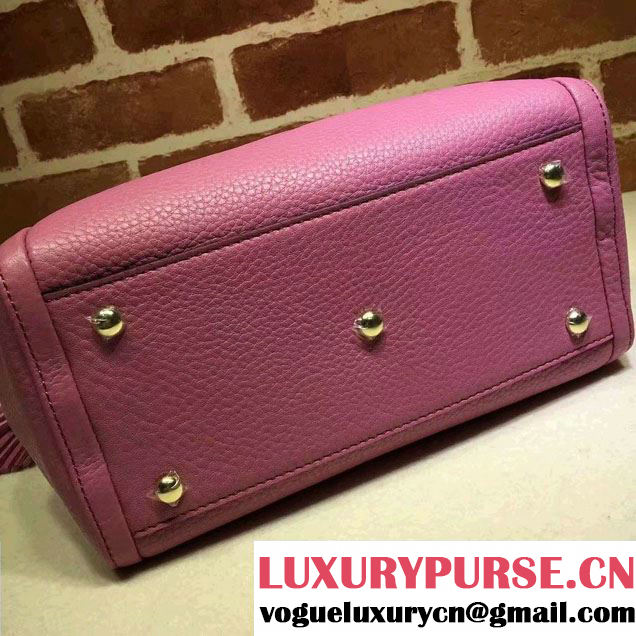 Gucci Soho Leather Shoulder Small Bag 336751 Fushia