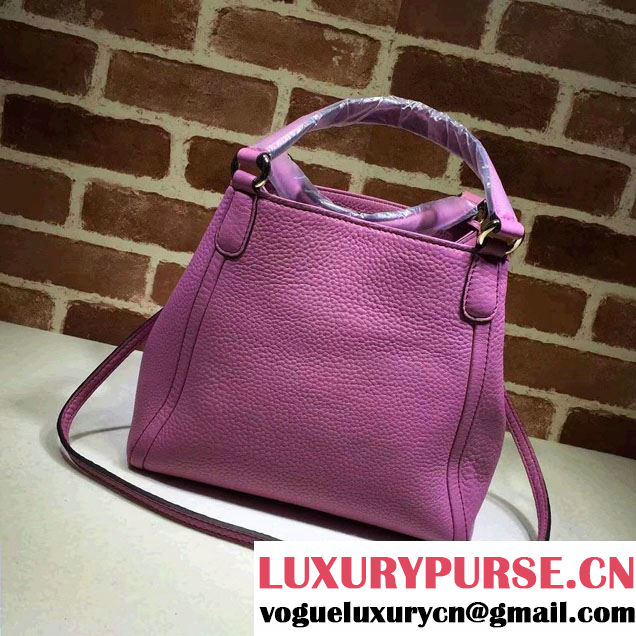 Gucci Soho Leather Shoulder Small Bag 336751 Fushia