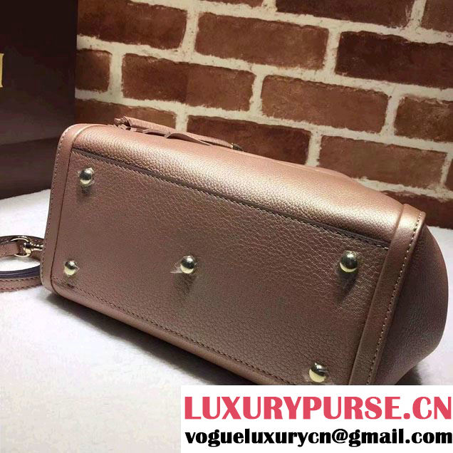 Gucci Soho Leather Shoulder Small Bag 336751 Pink Gold