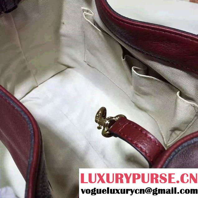 Gucci Soho Leather Shoulder Small Bag 336751 Burgundy