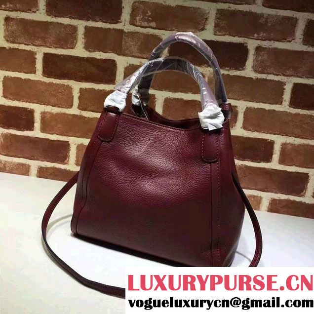 Gucci Soho Leather Shoulder Small Bag 336751 Burgundy