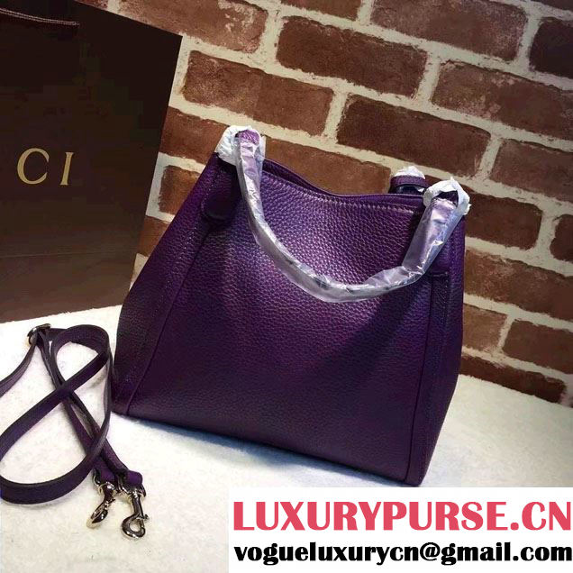Gucci Soho Leather Shoulder Small Bag 336751 Purple