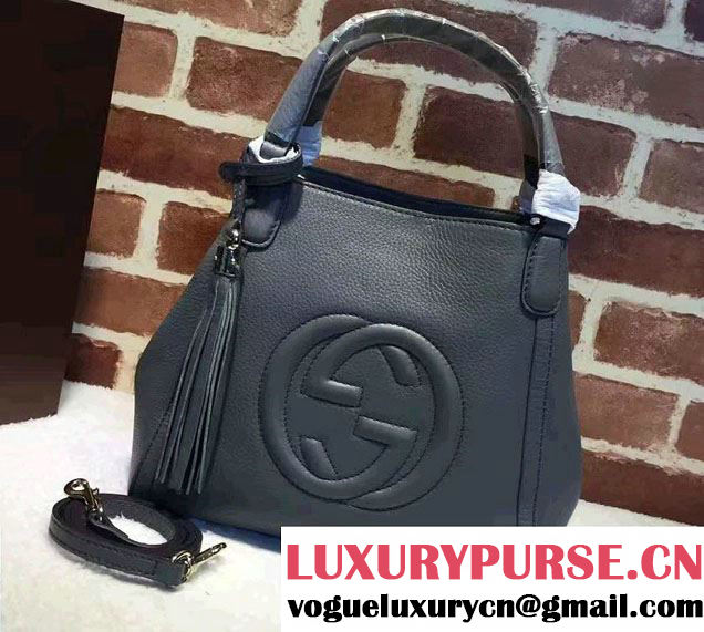Gucci Soho Leather Shoulder Small Bag 336751 Gray