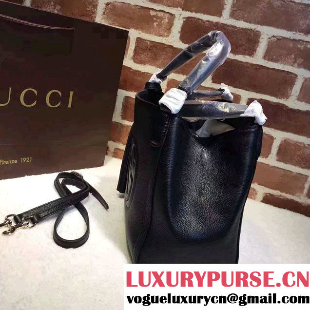 Gucci Soho Leather Shoulder Small Bag 336751 Black