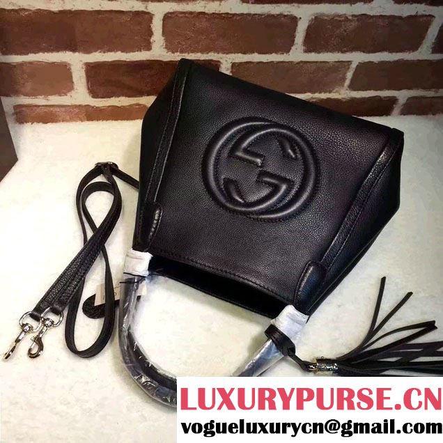 Gucci Soho Leather Shoulder Small Bag 336751 Black
