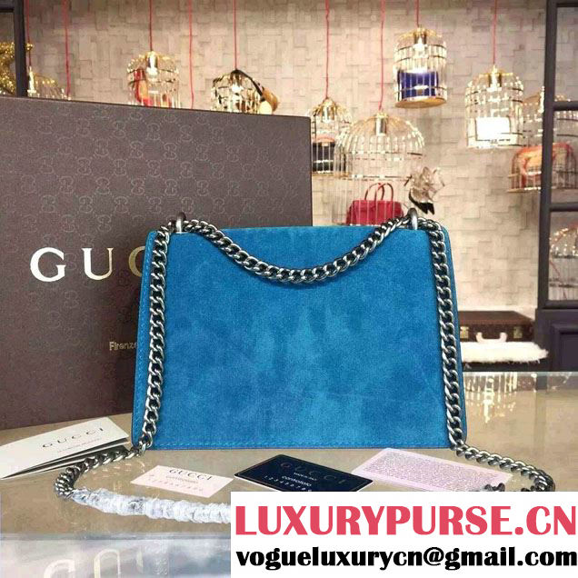 Gucci Dionysus Suede Shoulder Bag 400249 Turquoise 2016