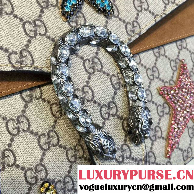 Gucci Dionysus Hand And Comet Beads Embroidered Shoulder Medium Bag 403348 2016