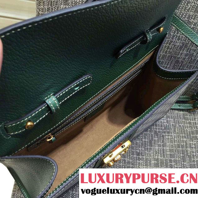Gucci GG Canvas Web Shoulder Bag 441984 Green 2016
